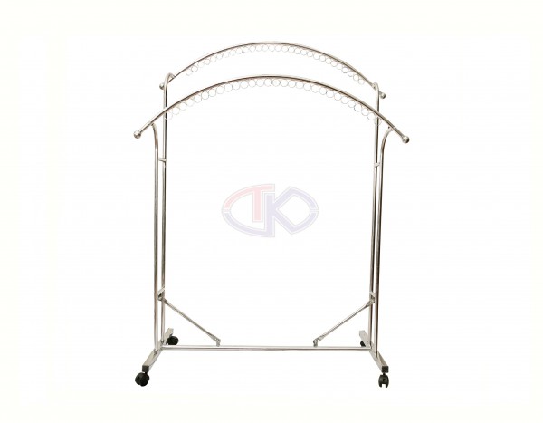 2 tier stainless steel detachable clothes  rack