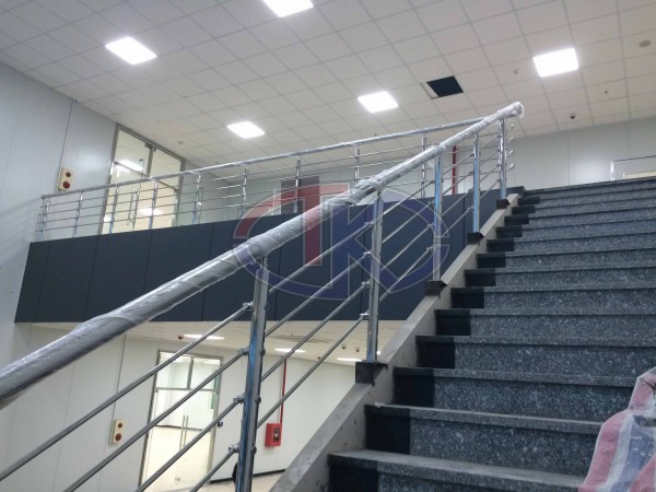 Building, house staircase handrails