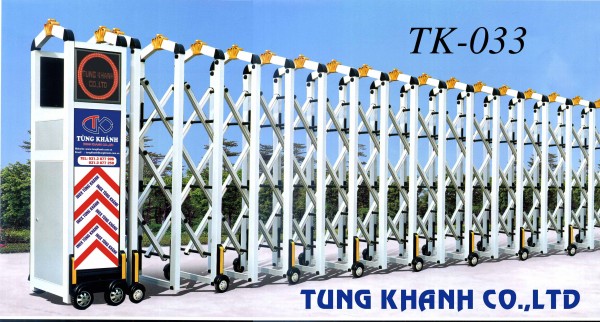 Electric automatic aluminium alloy gate TK-033