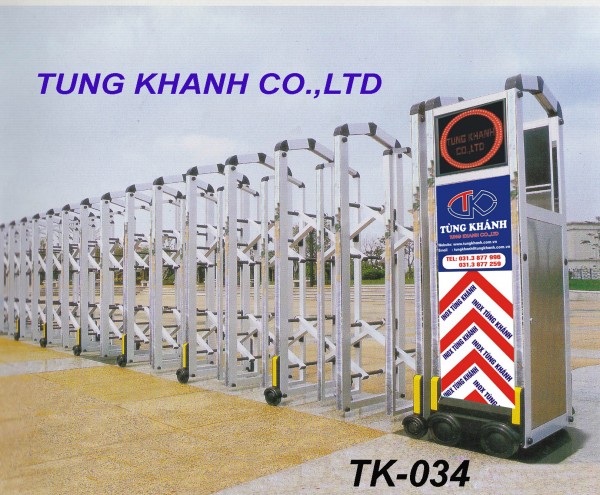 Electric automatic aluminium alloy gate TK-034