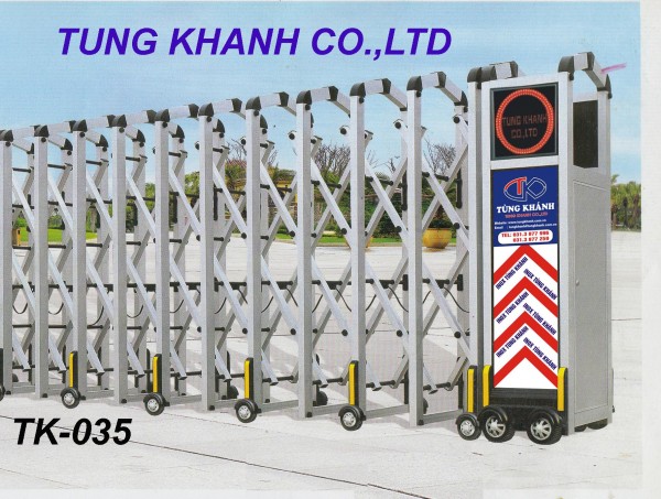 Electric automatic aluminium alloy gate TK-035