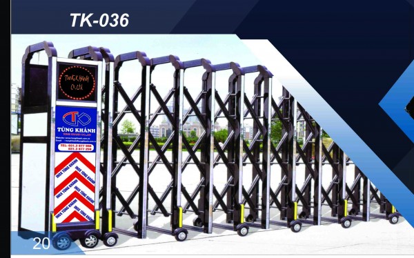 Electric automatic aluminium alloy gate TK-036