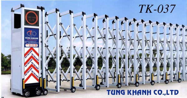 Electric automatic aluminium alloy gate TK-037