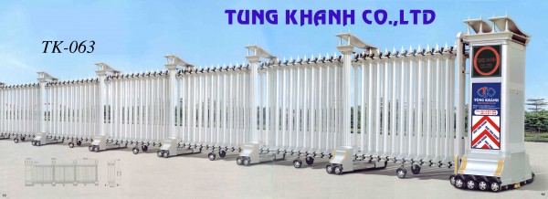 Electric automatic aluminium alloy gate TK-063