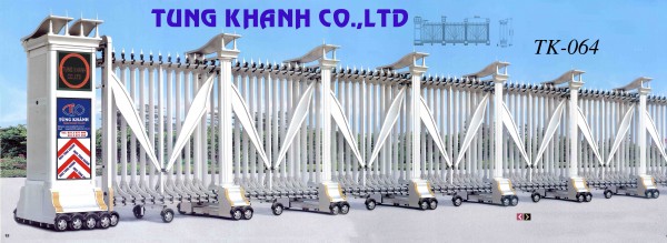 Electric automatic aluminium alloy gate TK-064