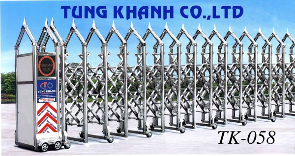 Electric automatic stainless steel gate TK-058 (SUS201)