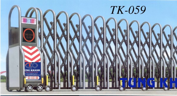 Electric automatic stainless steel gate TK-059 (SUS201)