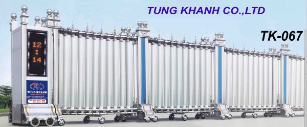 Electric automatic stainless steel gate TK-067(SUS201)