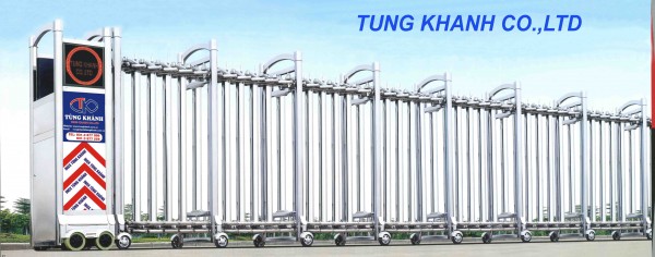 Electric automatic stainless steel gate TK-075 (SUS201)