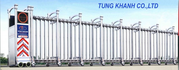 Electric automatic stainless steel gate TK-076 (SUS201)
