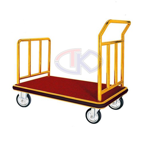 Gold plated stainless steel trolley