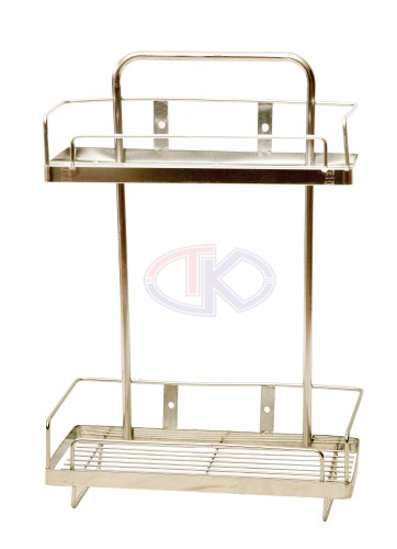 Small stainless steel spice storage stand