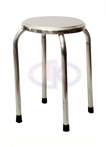 Stainless steel round chair