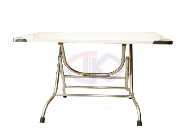Stainless steel square  foldable table