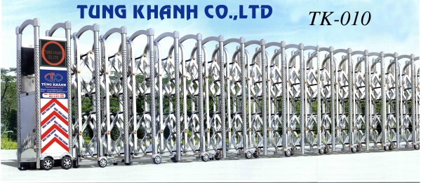 cổng xếp inox 304