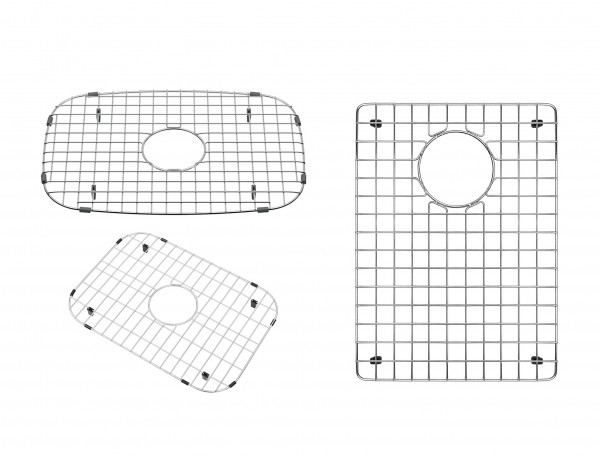 Stainless steel sink bottom grid