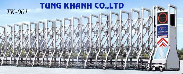 Electric automatic stainless steel gate TK-001 (SUS 201)