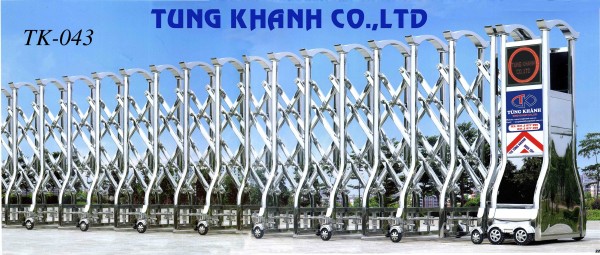 Electric automatic stainless steel gate TK-043 (SUS201)