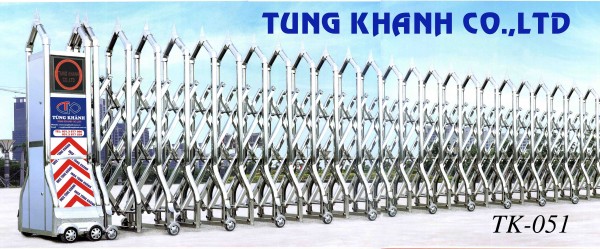 Electric automatic stainless steel gate TK-051 (SUS201)