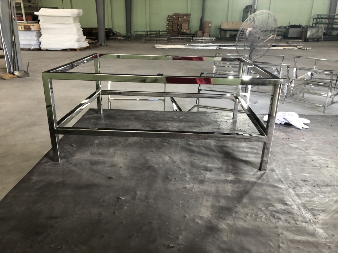 luxury stainless steel table ottoman frame vietnam